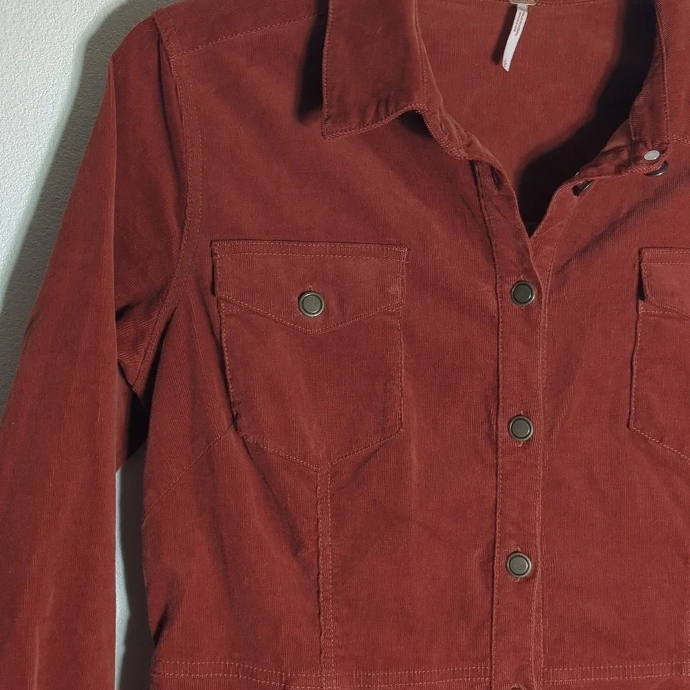 Free People Women's Dress Dynamite Corduroy‎ Burnt Orange Large